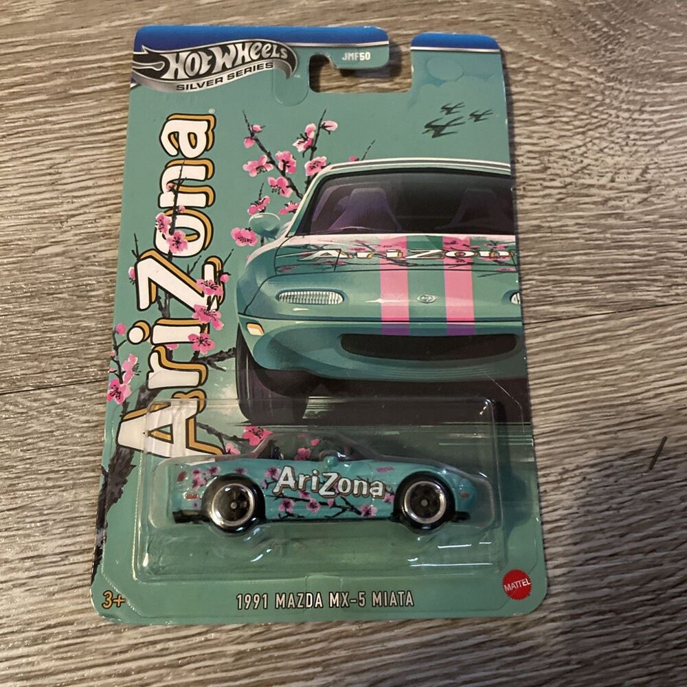 Hot Wheels x AriZona Cherry Blossom Mazda MX-5 Miata Die-Cast Toy Car